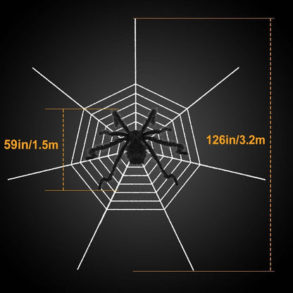 Halloween Decorations Spider Outdoor Stretch Cobweb