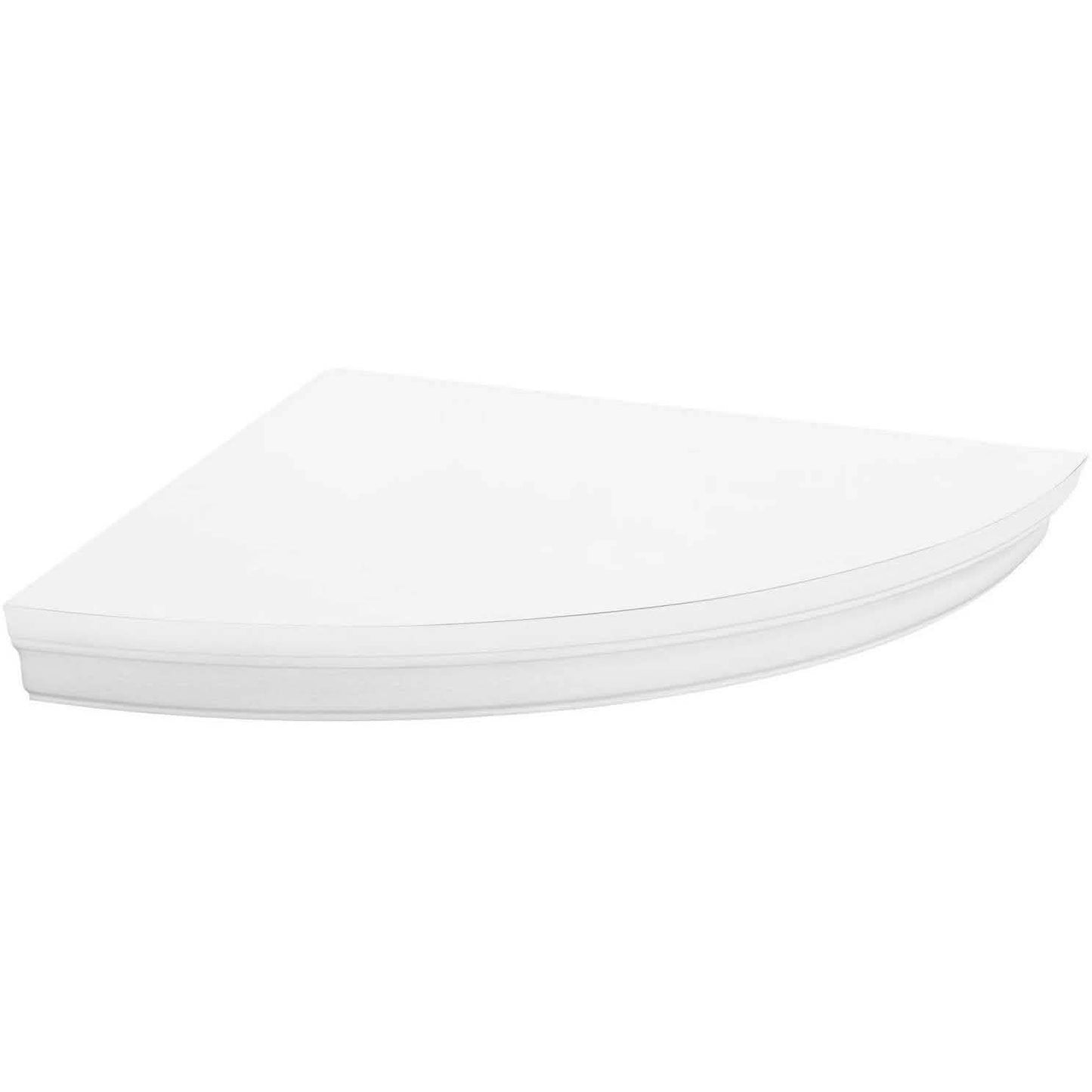 Halter Corner Floating Shelf - Space Saving Round Design with No Visible Support