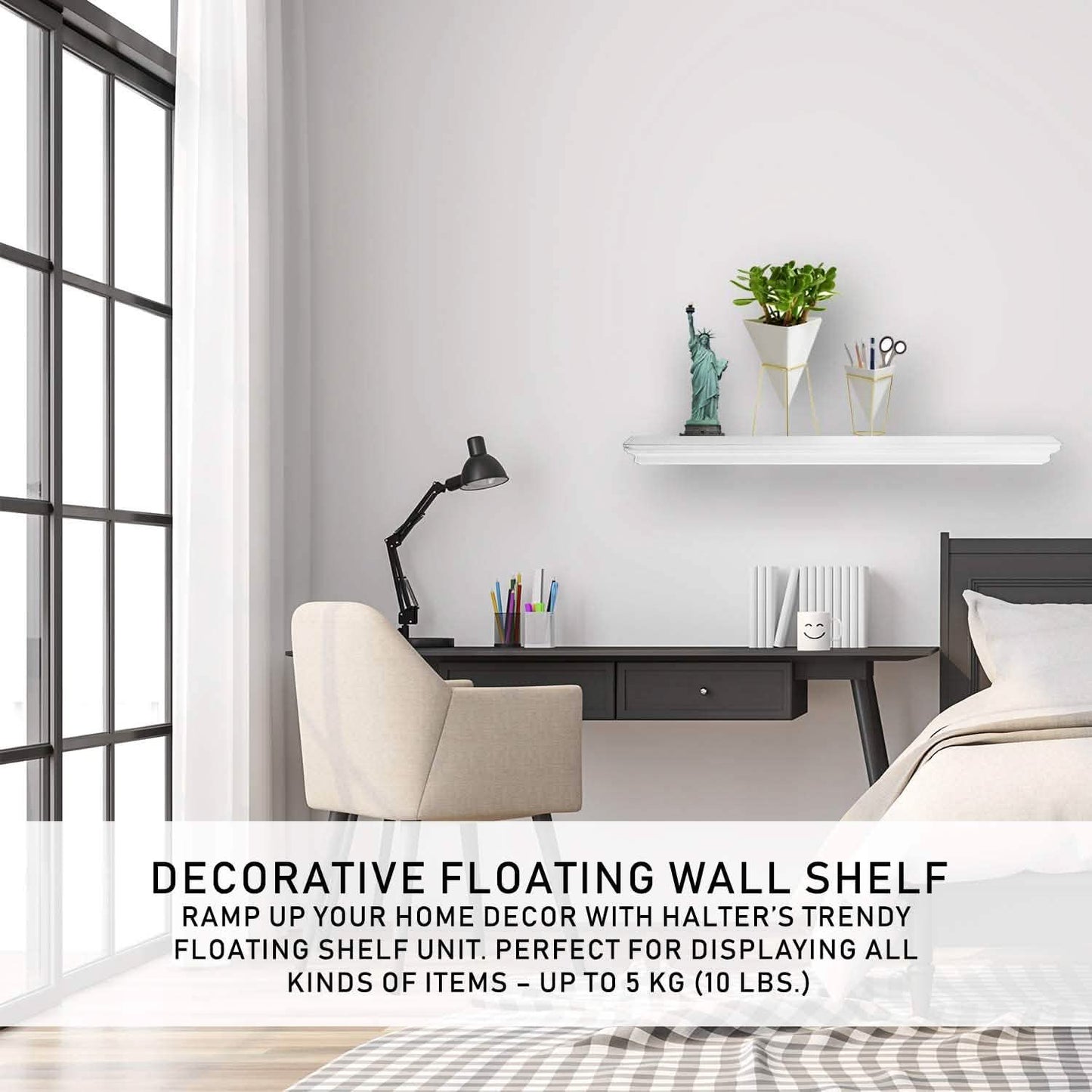 Halter Floating Wall Shelf