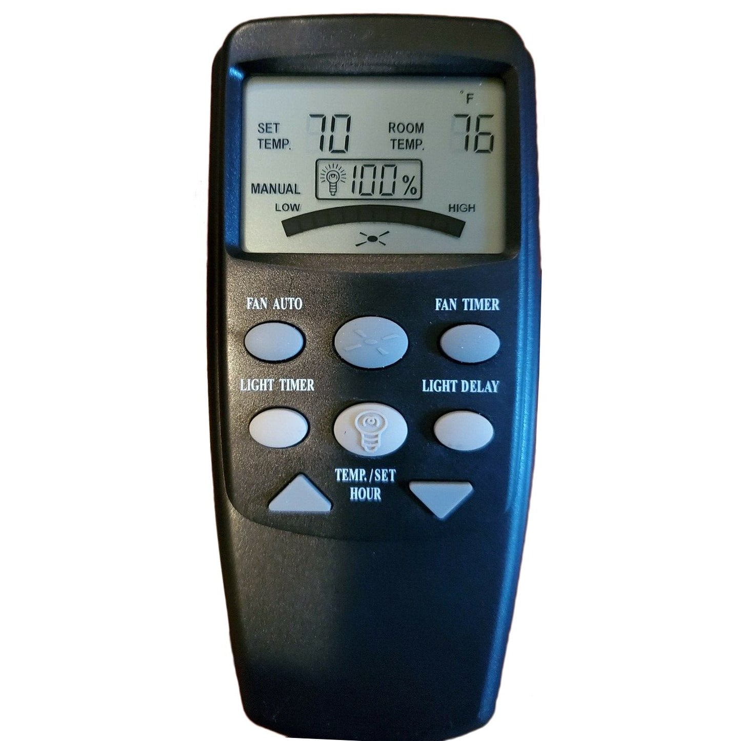 Substitute for Hampton Bay FAN-9T Ceiling Fan Remote Control Thermostatic - L3HFAN-9T [FAN9T]