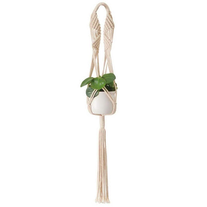 Hand Woven Macrame Tapestry Plant Hanger Holder
