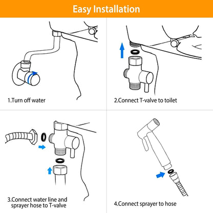 Handheld Bidet Sprayer Stainless Steel