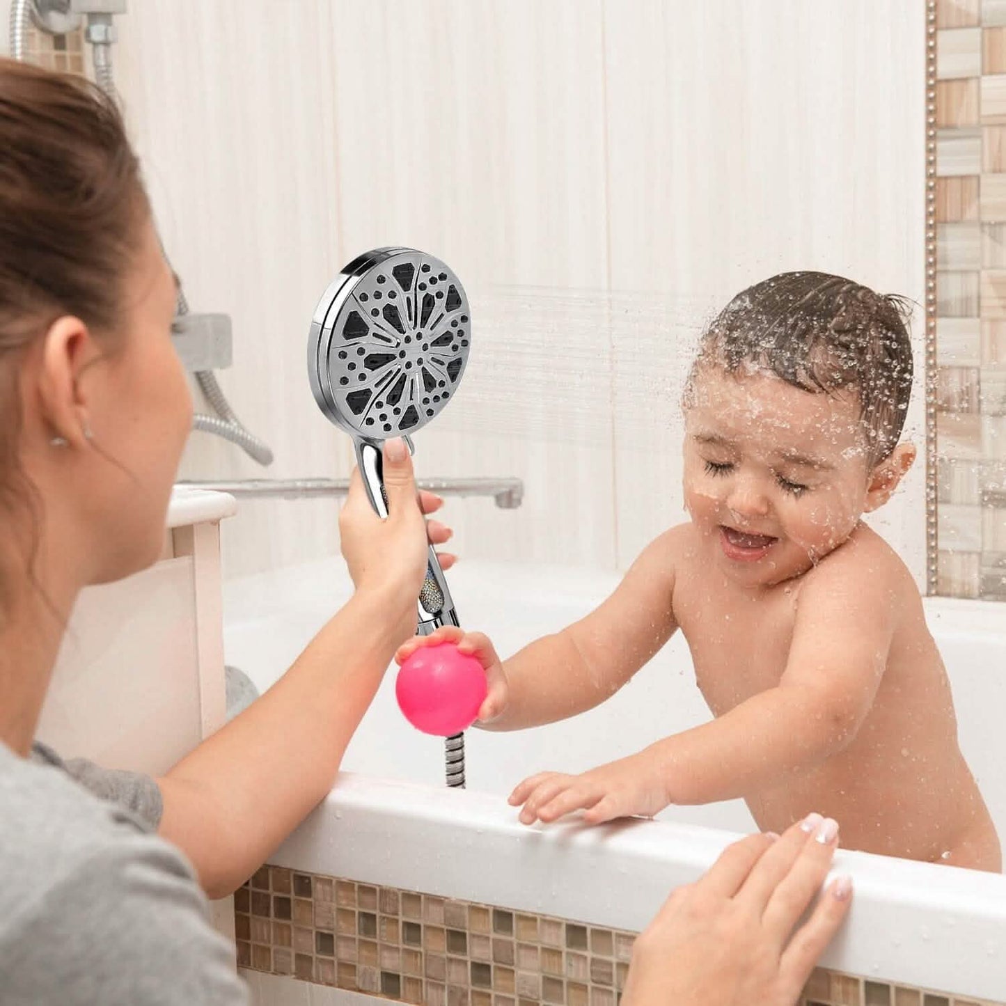 Handheld Filtered High Pressure Shower Head