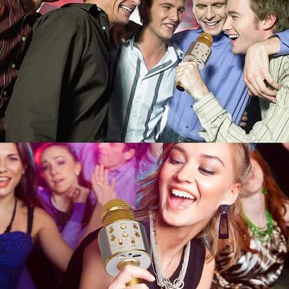 Karaoke Handheld Wireless Bluetooth Microphone