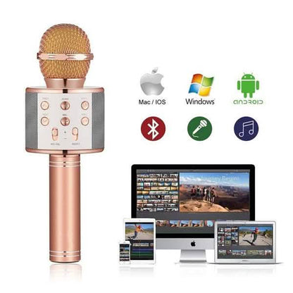 Karaoke Handheld Wireless Bluetooth Microphone