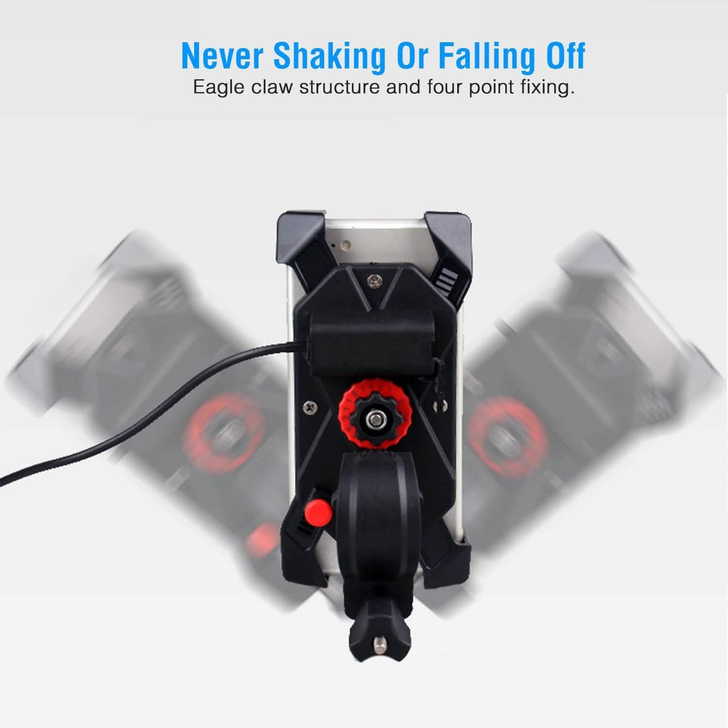 Handlebar Mirror Mobile Phone Holder