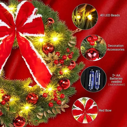 Handmade Christmas Wreath Decor
