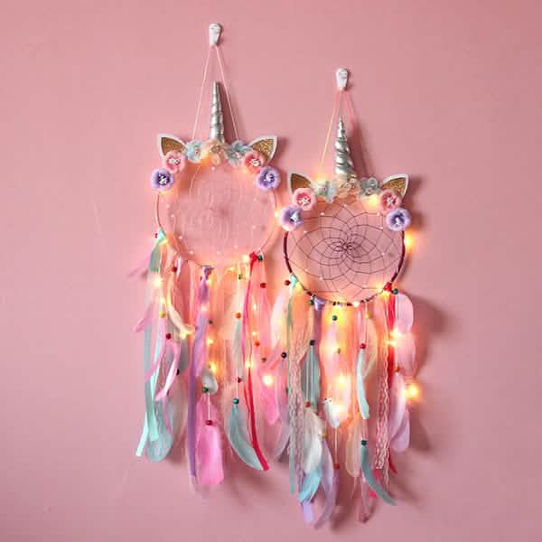 Handmade Feather Dream Catcher Wall Hanging Decoration