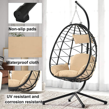 Hanging Egg Chair, Outdoor Indoor Swing Chair