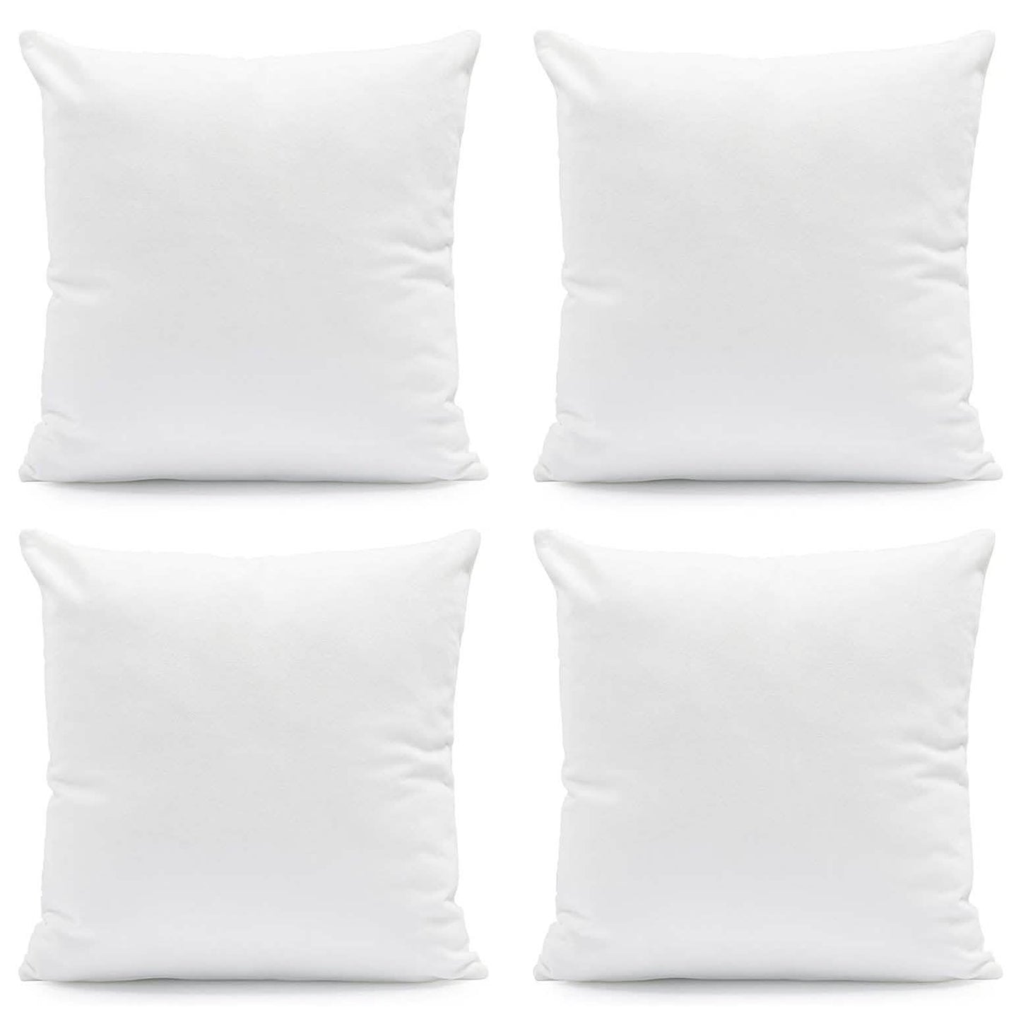 Hannah Linen Hypoallergenic Throw Pillows - White