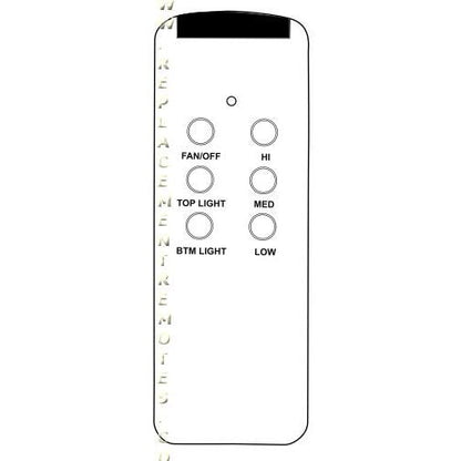 Substitute for Harbor Breeze HAR001 Ceiling Fan Remote Control [RR7078TUDL]