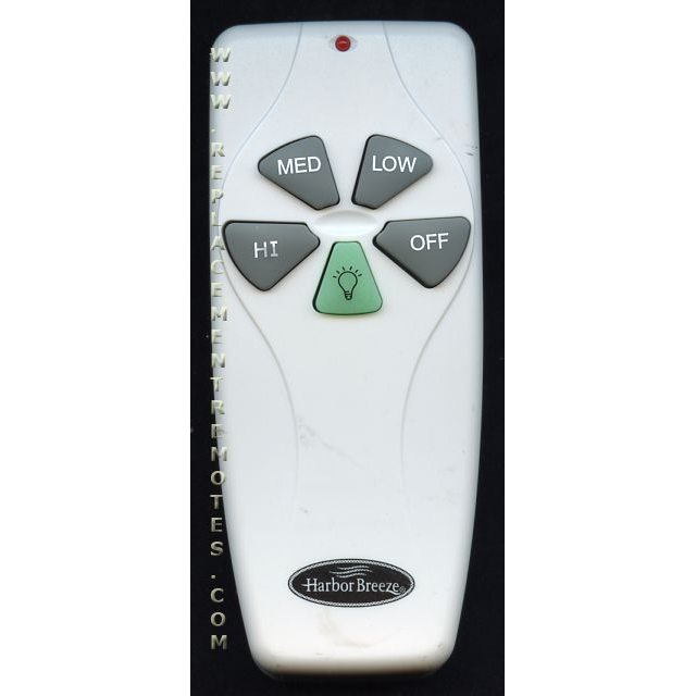Substitute for Harbor Breeze KUJCE9103 Ceiling Fan Remote Control [FAN53TW]