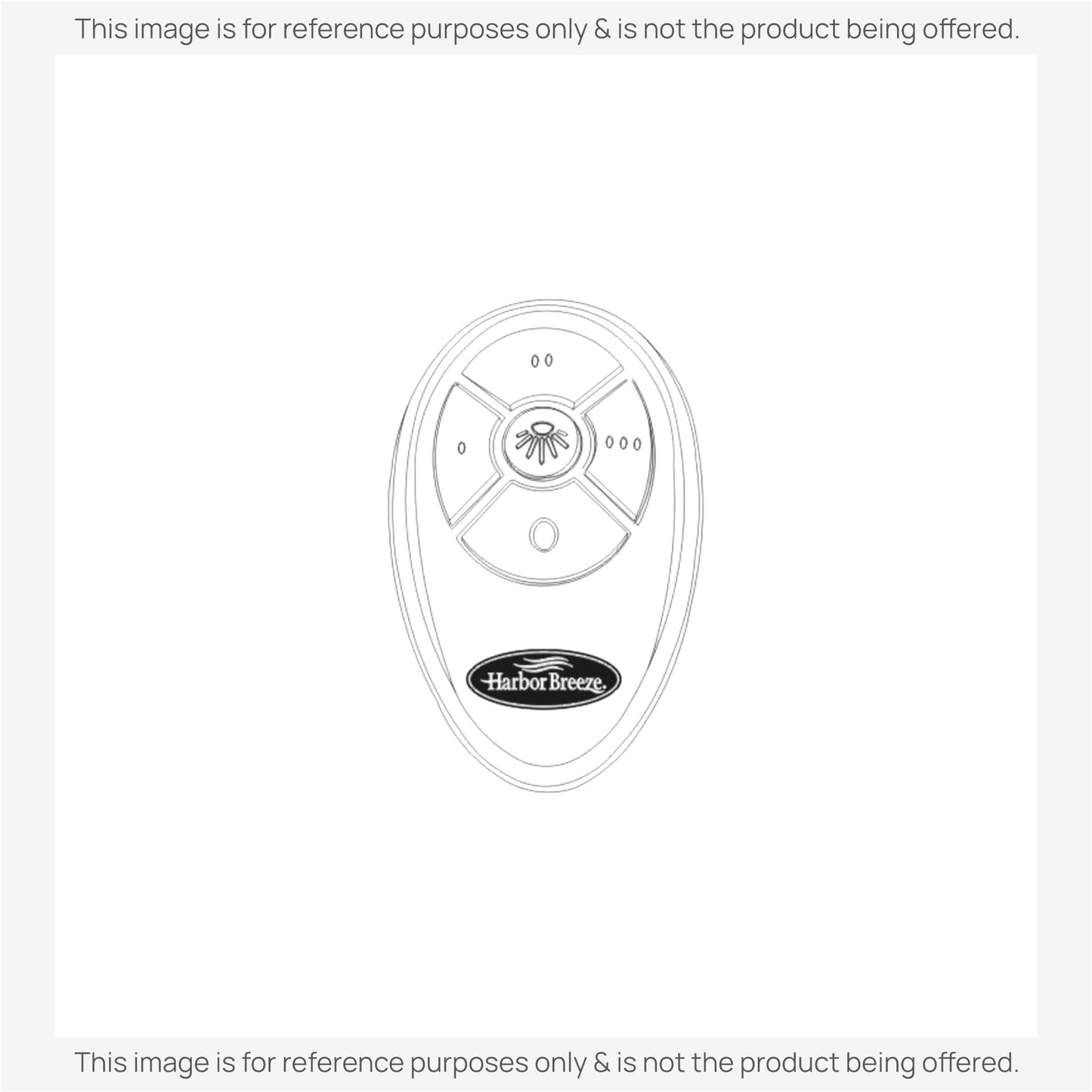 Substitute for Harbor Breeze KUJCE9603 Ceiling Fan Remote Control [FAN35T-FAN30R-KIT]