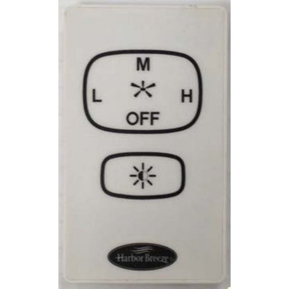 Substitute for Harbor Breeze UC7221T CHQ7221T Ceiling Fan Remote Control [RR7221T]