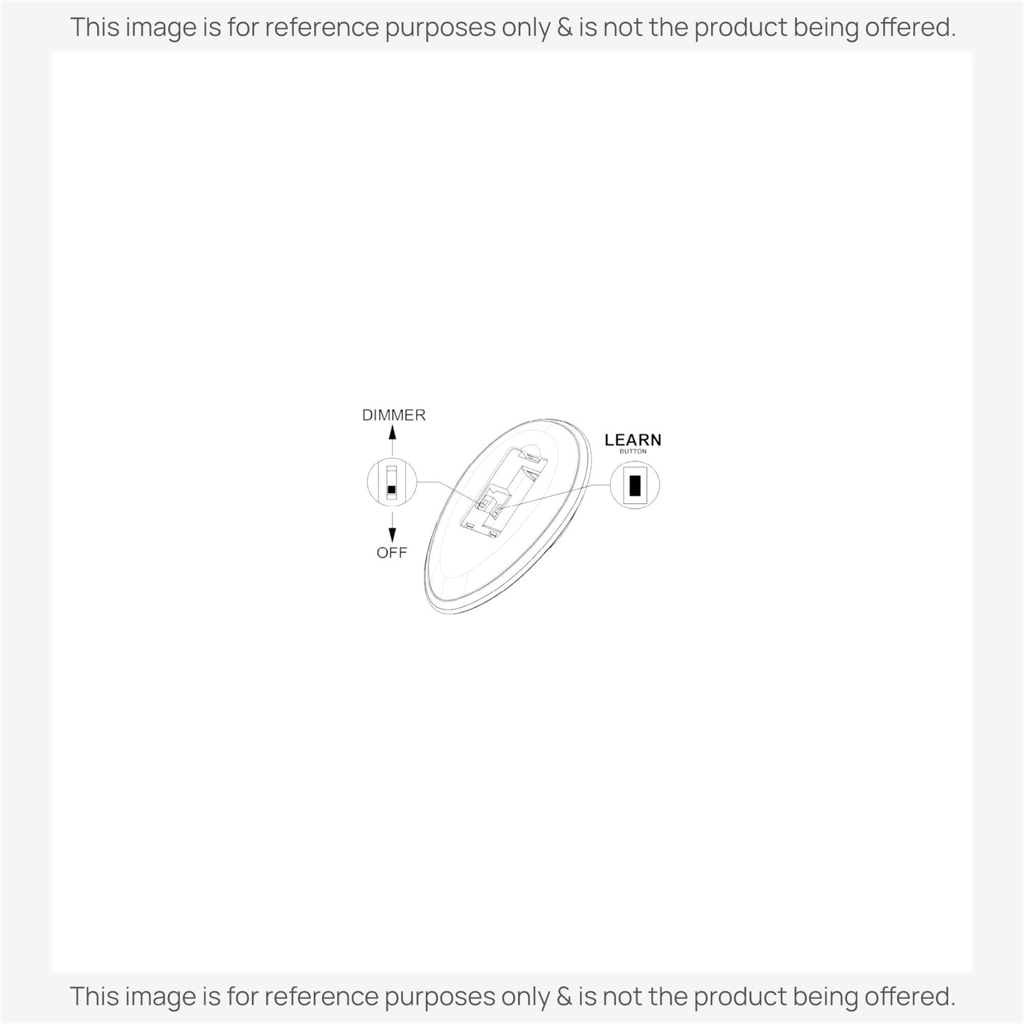 Substitute for Harbor Breeze KUJCE9603 Ceiling Fan Remote Control [FAN35T-FAN30R-KIT]
