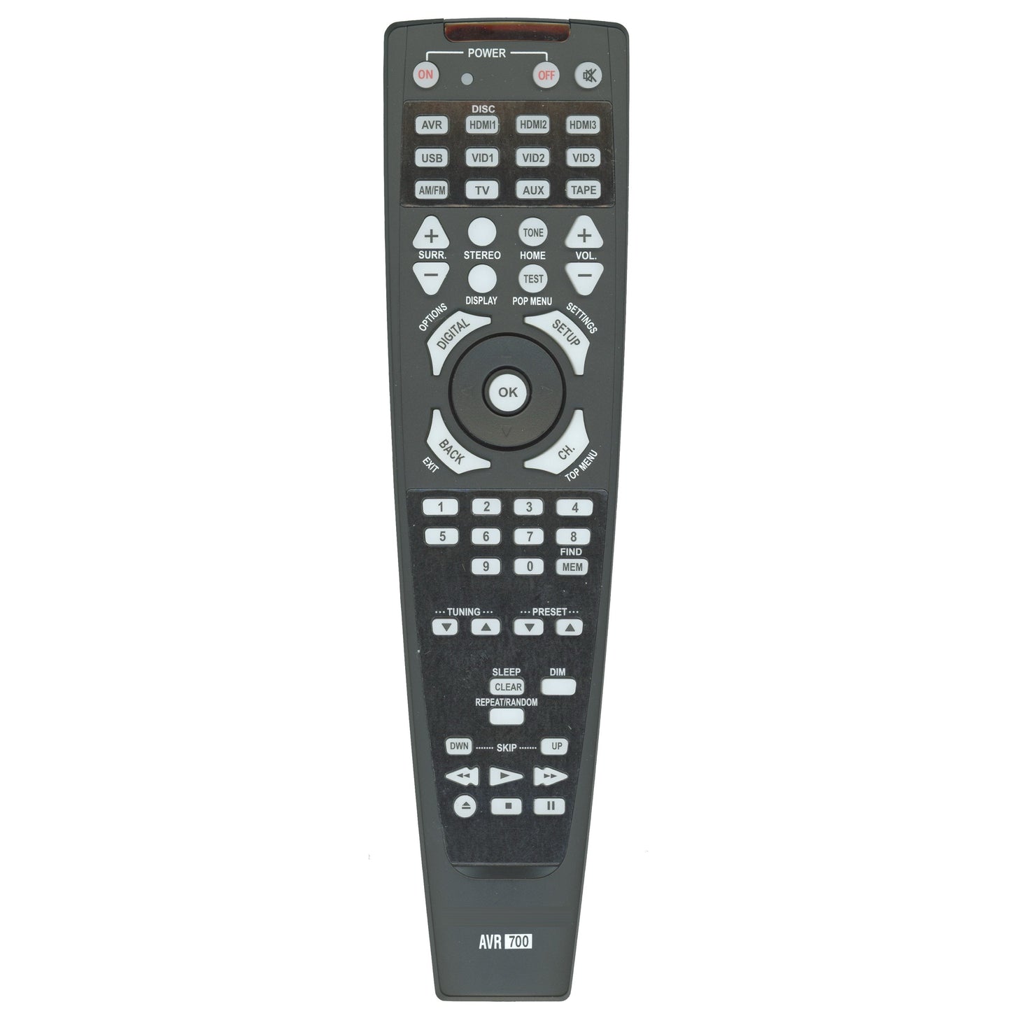 Harman-Kardon AVR700 Receiver Remote Control for AVR70, AVR70C