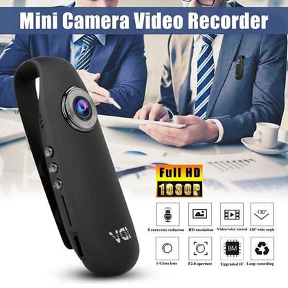 HD 1080P 130 Mini Camcorder Dash Cam Police Body Motorcycle Bike Motion Camera