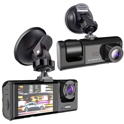 HD 1080P Car Dual Camera with IR Night Vision Loop Recording 2" IPS Screen