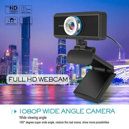 HD 1080P Desktop PC Video Calling Webcam with Microphone