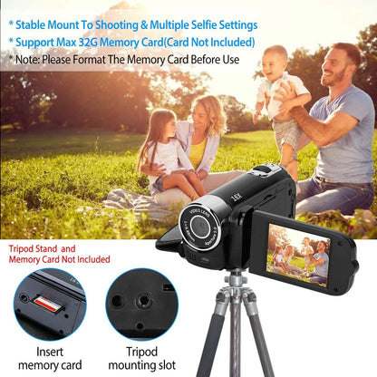 HD 1080P Digital Video Camcorder 16x Zoom DV Camera