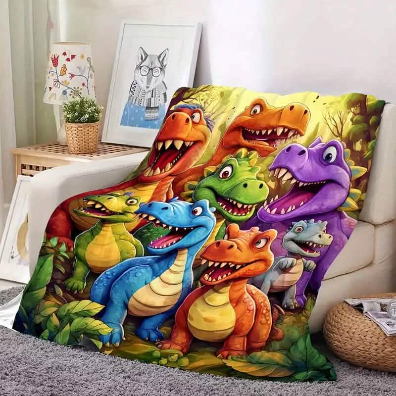 HD Digital Print Flannel Throw Blanket