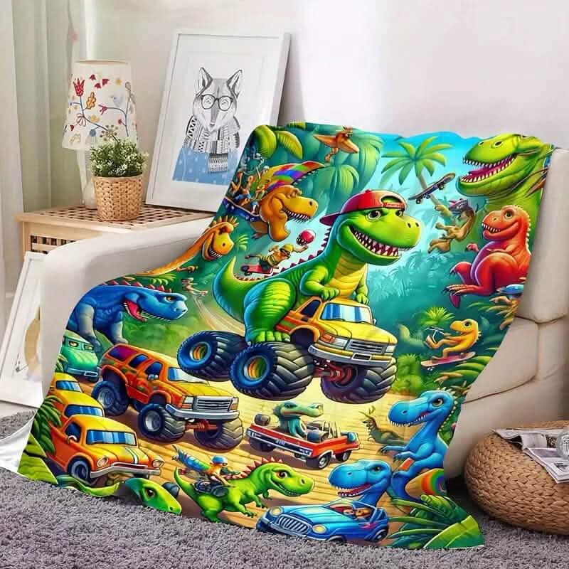 HD Digital Print Flannel Throw Blanket