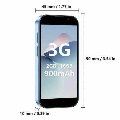HD Mini Pocket-Sized Unlocked Smartphone for Android with WiFi, GPS, Touch Screen, and Dual SIM Slots