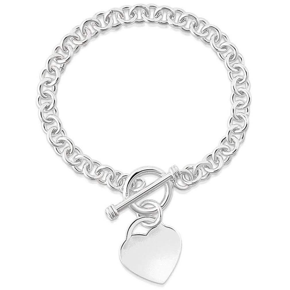 Heart Charm Bracelet - Assorted Colors