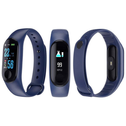 Heart-Rate and Sleep-Monitoring Activity Tracker with Color Display