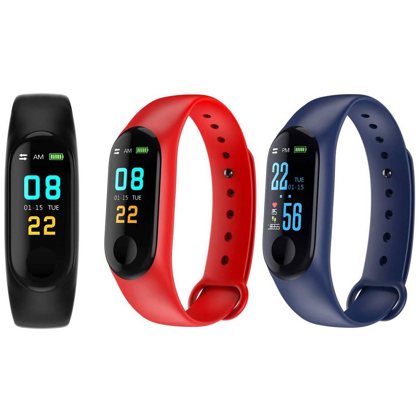 Heart-Rate and Sleep-Monitoring Activity Tracker with Color Display