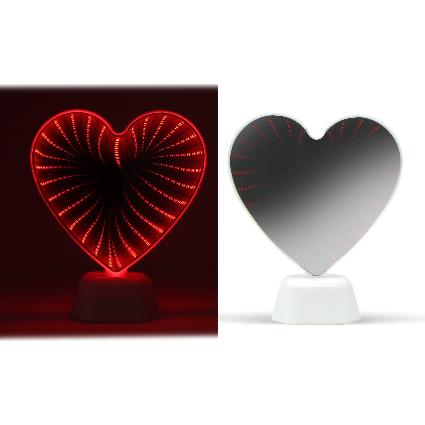 Hearth and Haven Laser Night Light Desktop Decorative Infinity Mirror