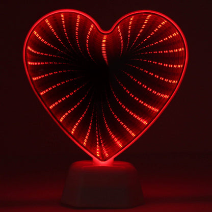 Hearth and Haven Laser Night Light Desktop Decorative Infinity Mirror