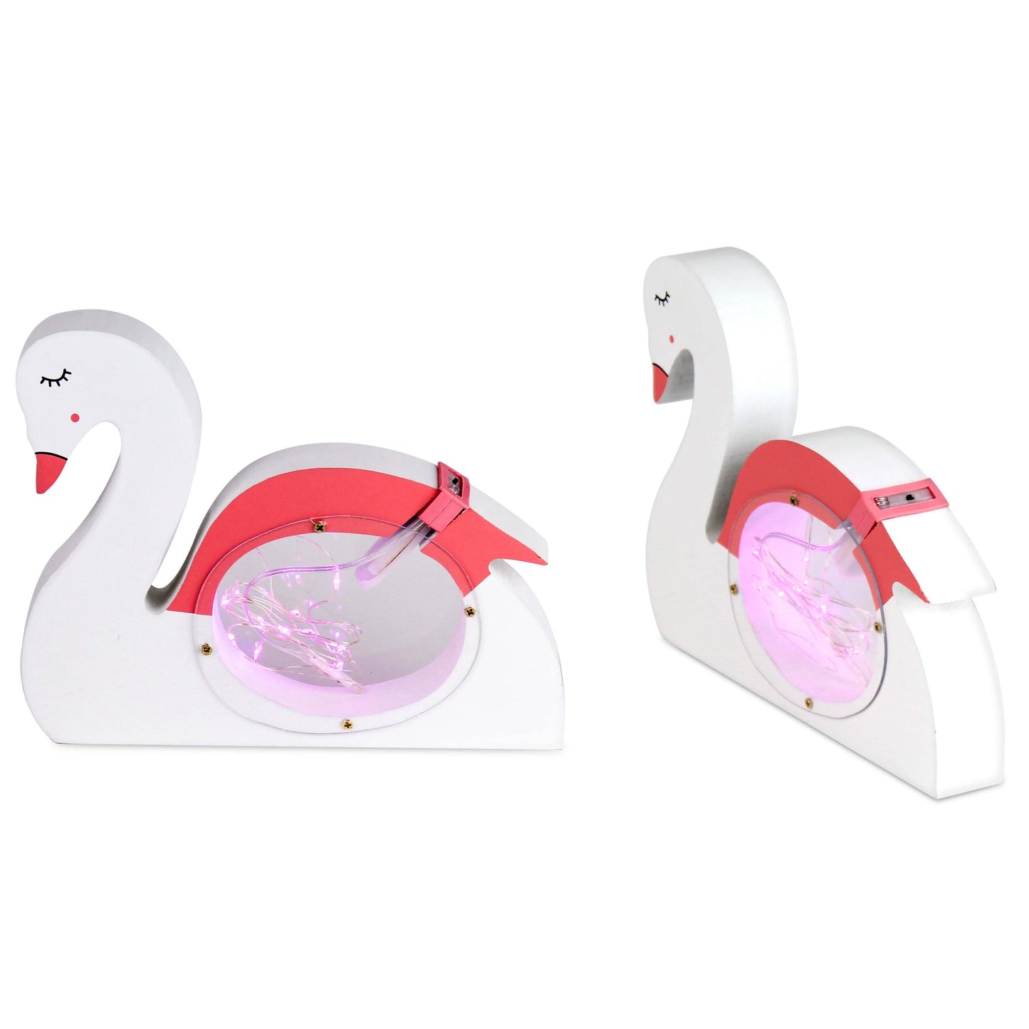 Hearth & Haven Decorative Wooden Table Night Light for Kids