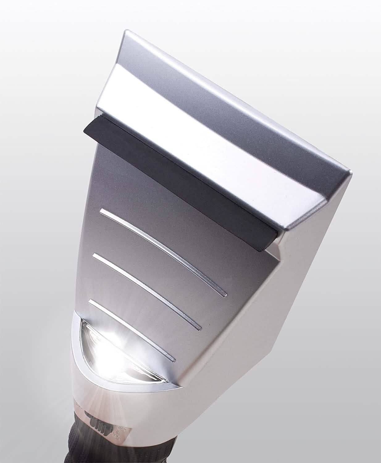 Heated Ice Scraper with Built-in Flashlight