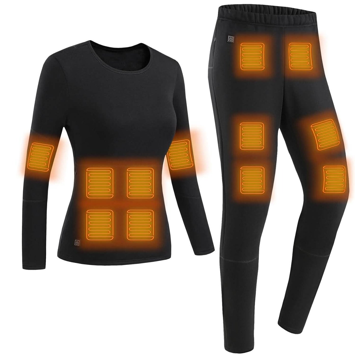 Heated Underwear Long Shirt and Pants Set