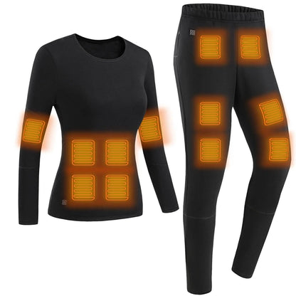 Heated Underwear Long Shirt and Pants Set