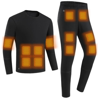 Heated Underwear Long Shirt and Pants Set