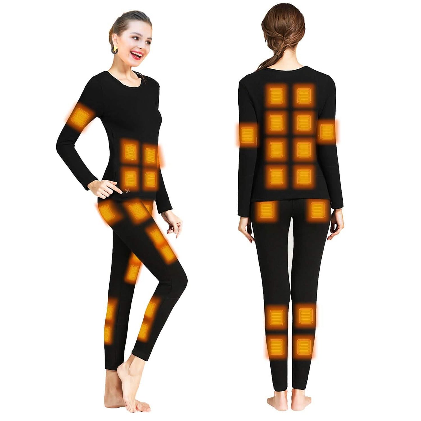 Heated Underwear Long Shirt and Pants Set