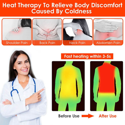 Heated Vest Electric USB Jacket with 3 Temperature Levels