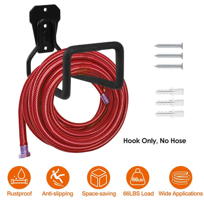 Heavy Duty Iron Hose Holder Wall Mounted