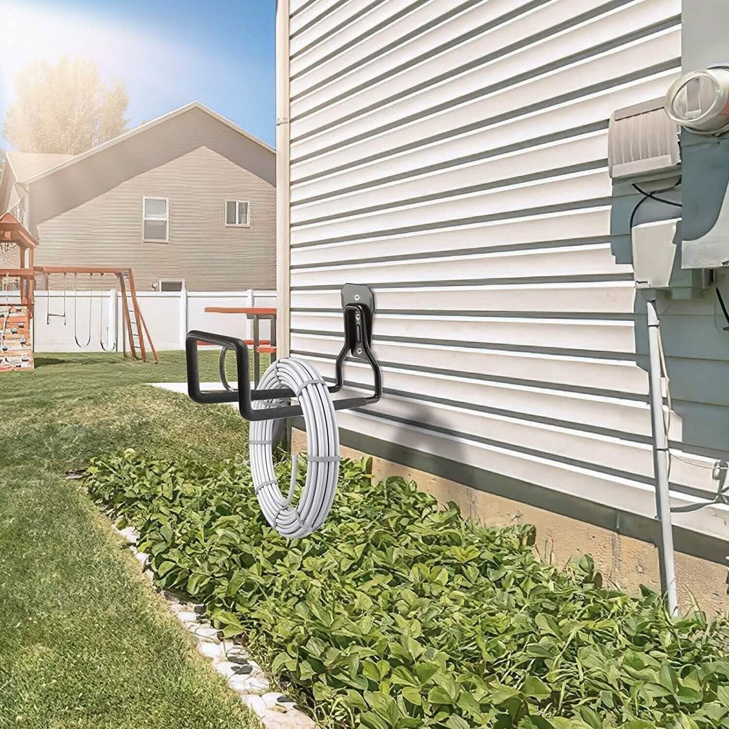 Heavy Duty Iron Hose Holder Wall Mounted