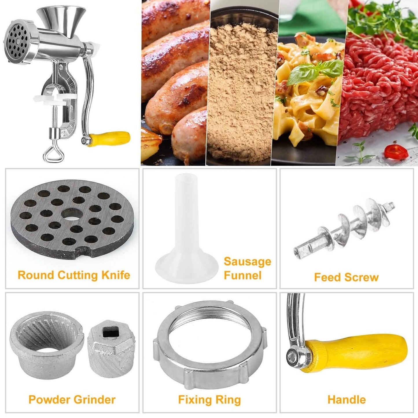 Heavy Duty Manual Meat Grinder