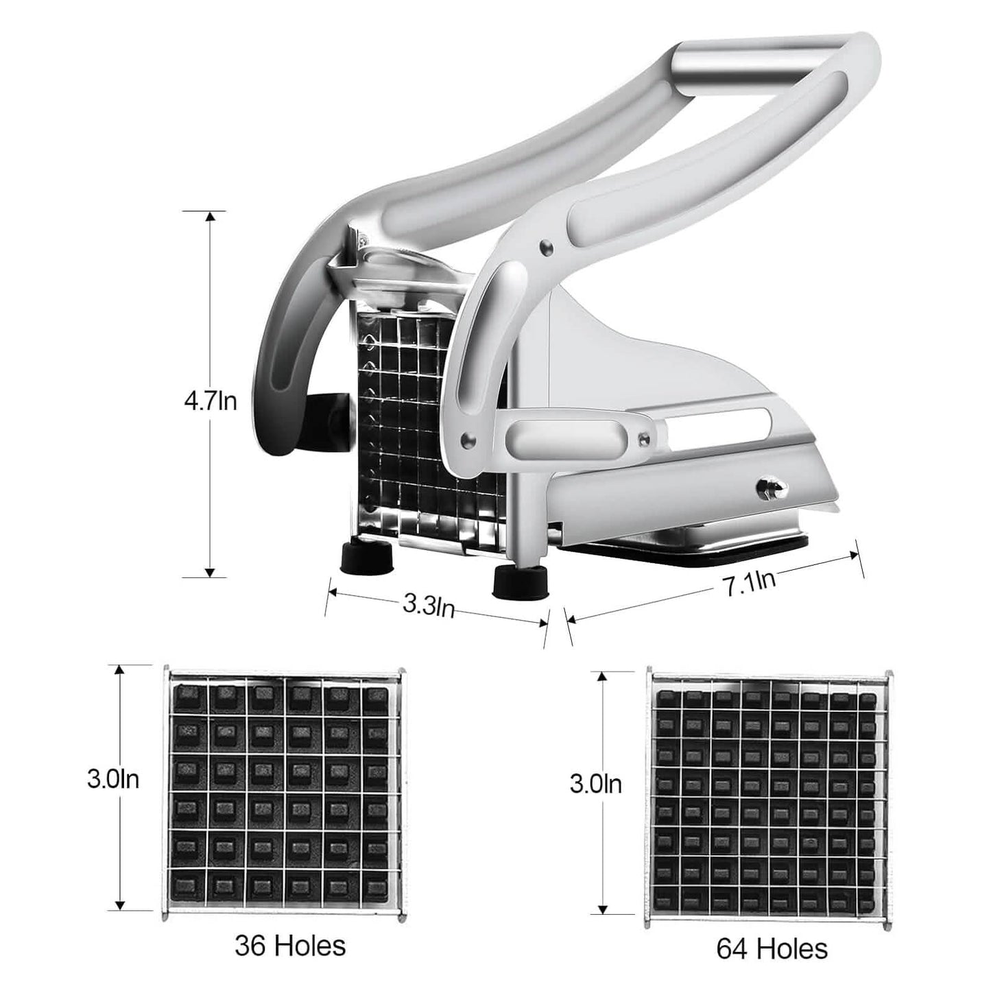 Heavy Duty Stainless Steel Potato Cutter