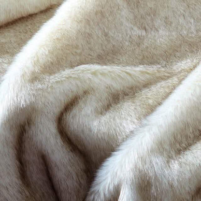 Heavy Faux Fur Throw Blanket – Assorted Styles