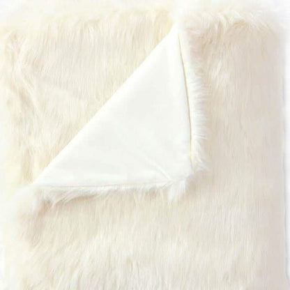 Heavy Faux Fur Throw Blanket – Assorted Styles