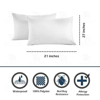 Heavyweight Zippered Waterproof and Bed-Bug Proof Vinyl Mattress Cover Protector