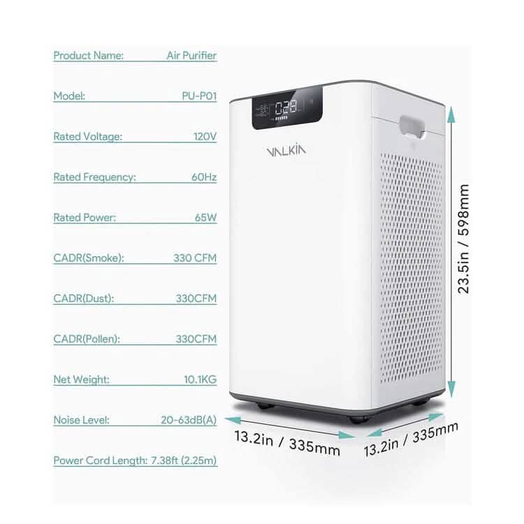HEPA Large Room Air Purifier 1056 Sq. Ft.