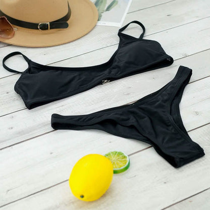 High Cut Brazillian Bikini Set