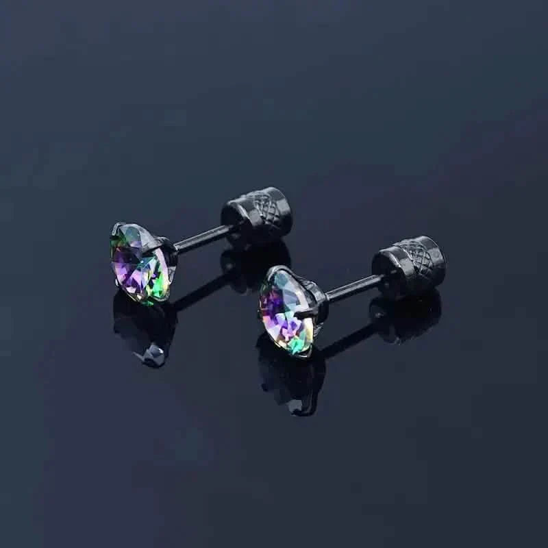 High-End Synthetic Zirconia Earrings