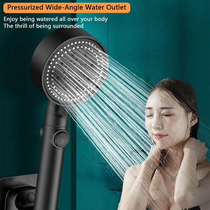 High-Pressure Shower Head 5-Modes Adjustable Faucet Aerator Water Saving